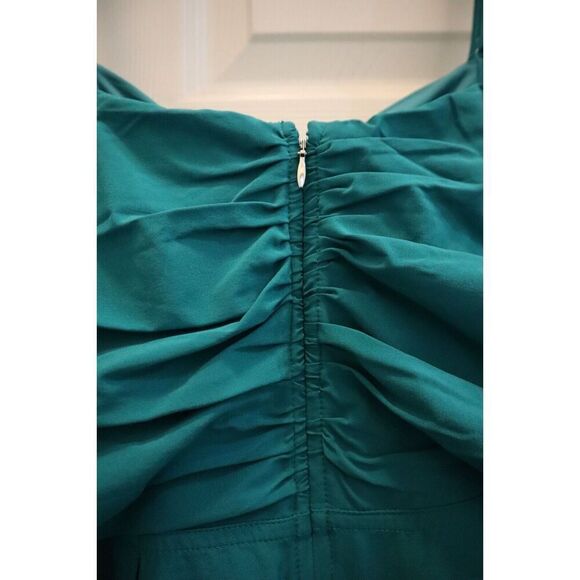 Athleta x Alicia Keys Women's Sz 8 Emerald Green Enlighten Up Jumpsuit - Picture 7 of 15